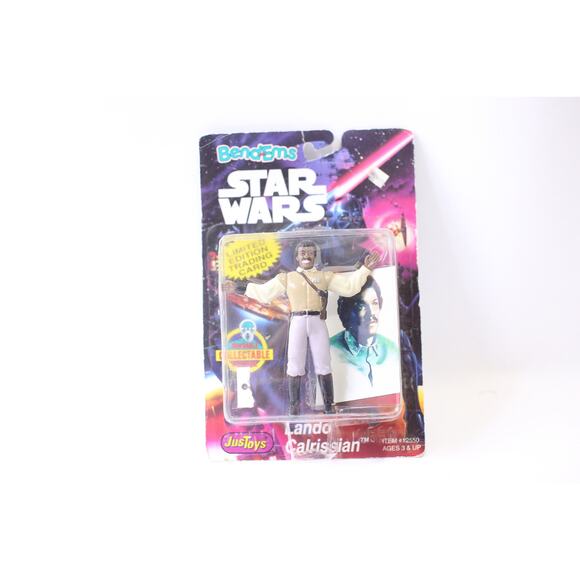 Star Wars, Lando Calrissian, Action Figure, with Trading Card, Bendable - Picture 1 of 3